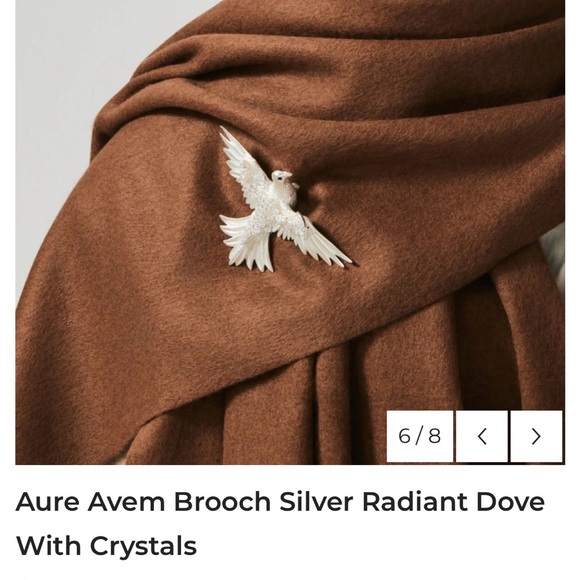 Hormty Jewelry silver Dove Brooch